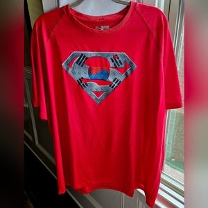 Under Armour Superman Heat Gear Teeshirt